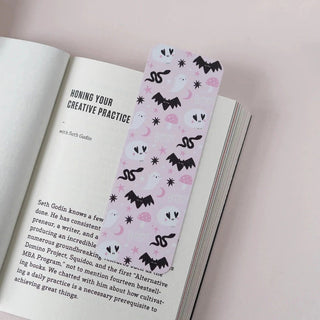 Pink Spooky Bookmark-Stash World