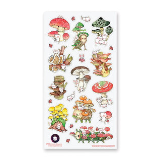 Purr-fect Shrooms - Sticker Sheet-Sticker Sheets-Stash World