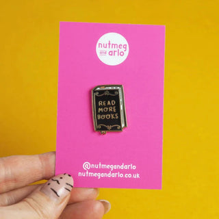 Read More Books Enamel Pin-Stash World