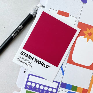 Schman-tone Colour of the Year Vinyl Sticker - Stash Sticker Club-Stash World