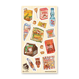 Stickii Snacks Sticker Sheet-Stash World