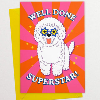Well Done Superstar Greeting Card-Stash World