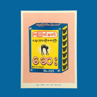 Package of Black Cat - Risograph Print