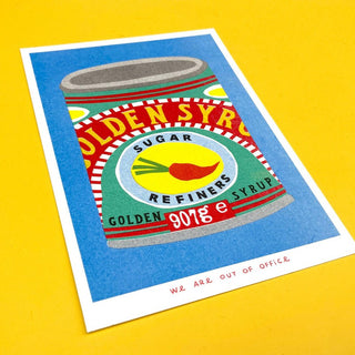 Can of Golden Syrup - Risograph Print