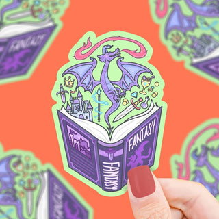 Fantasy Book Club - Vinyl Sticker