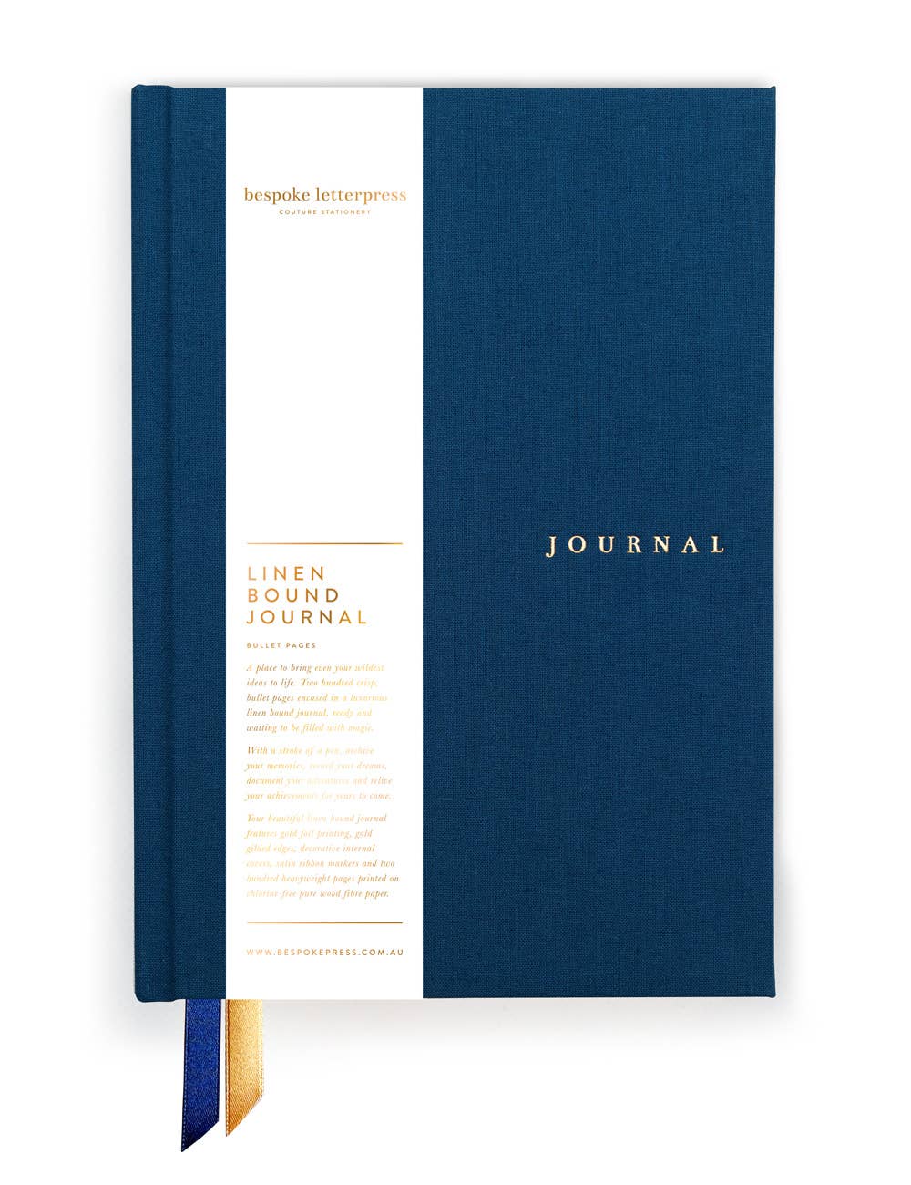 Linen Bound Journal Navy (Bullet Journal) – Stash World