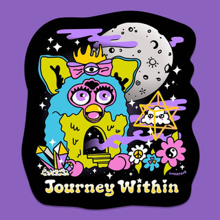 Journey Within Furby - Vinyl Sticker