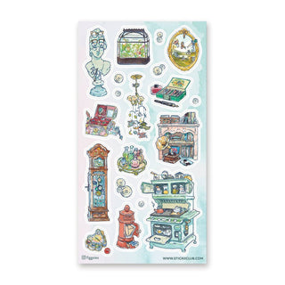 Curious Collections - Sticker Sheet