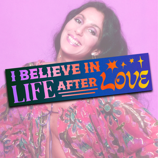 I Believe in Life After Love - Bumper Sticker